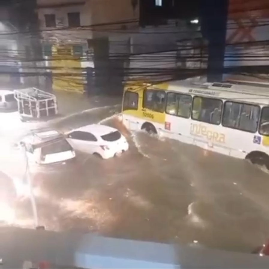 Chuva causa transtorno na Bahia; veja a situação em Salvador e cidades do interior