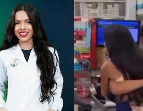 Jovem surpreende mãe no local de trabalho para contar que passou no vestibular e viraliza