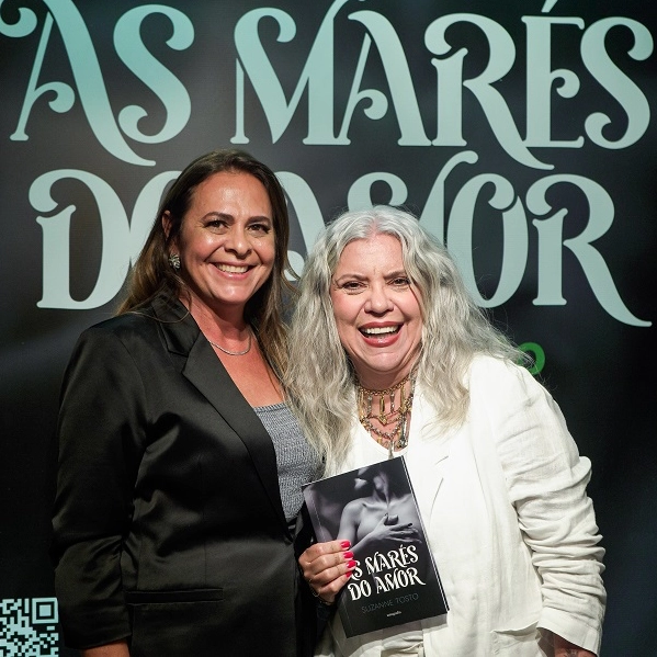 As Marés do Amor: Suzanne Tosto lança livro em evento concorrido