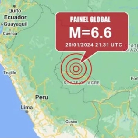 Região Norte registra maior tremor de terra da história do Brasil