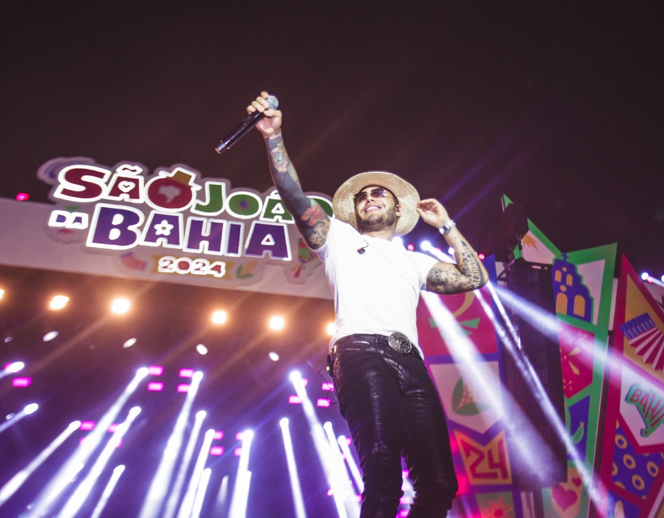 Gustavo Mioto, Bell Marques e Tierry emocionam fãs na noite de sábado do São João da Bahia 2024