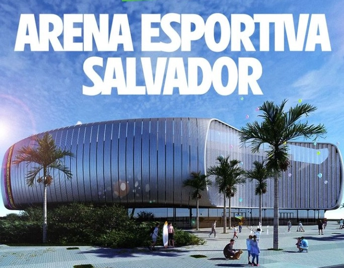 Salvador terá arena de esporte multiuso com capacidade para mais de 12 mil pessoas