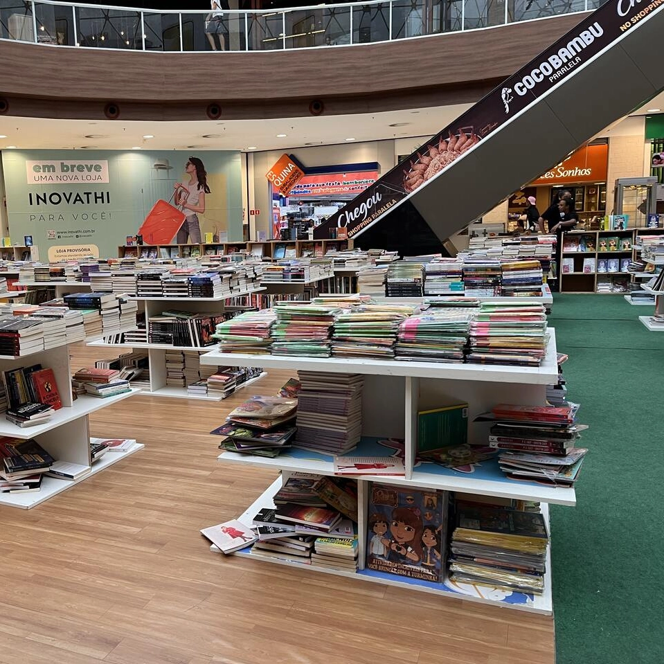 Shopping Paralela recebe feira de livro com promoção especial