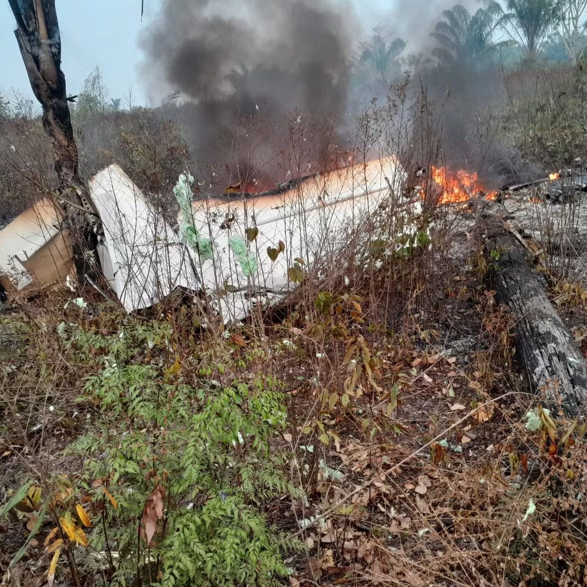 Queda de avião deixa cinco mortos no Mato Grosso