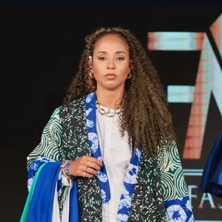 Representando o Brasil, modelo baiana Tainara Ferreira desfila na Africa Fashion Week em Londres