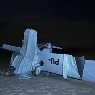 Queda de avião deixa duas pessoas mortas em Santo Amaro, no Maranhão