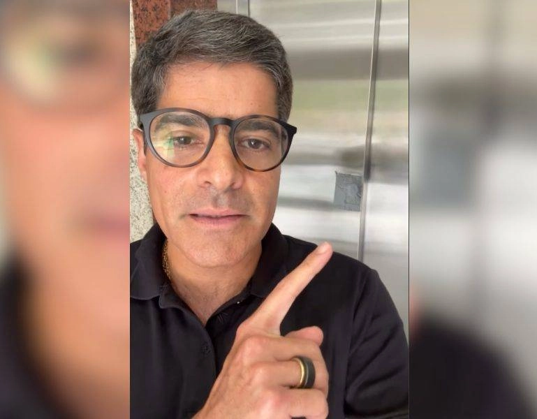 ACM Neto mostra marcas de tiro em prédio do União Brasil, em Salvador